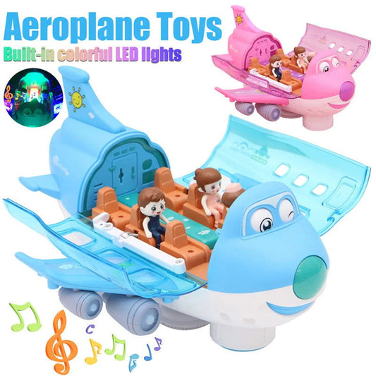 Rotating Electric Airplane Toys For Kids With LED Flashing Light - TopTrendyProduct -  - #tag1# - #tag2#