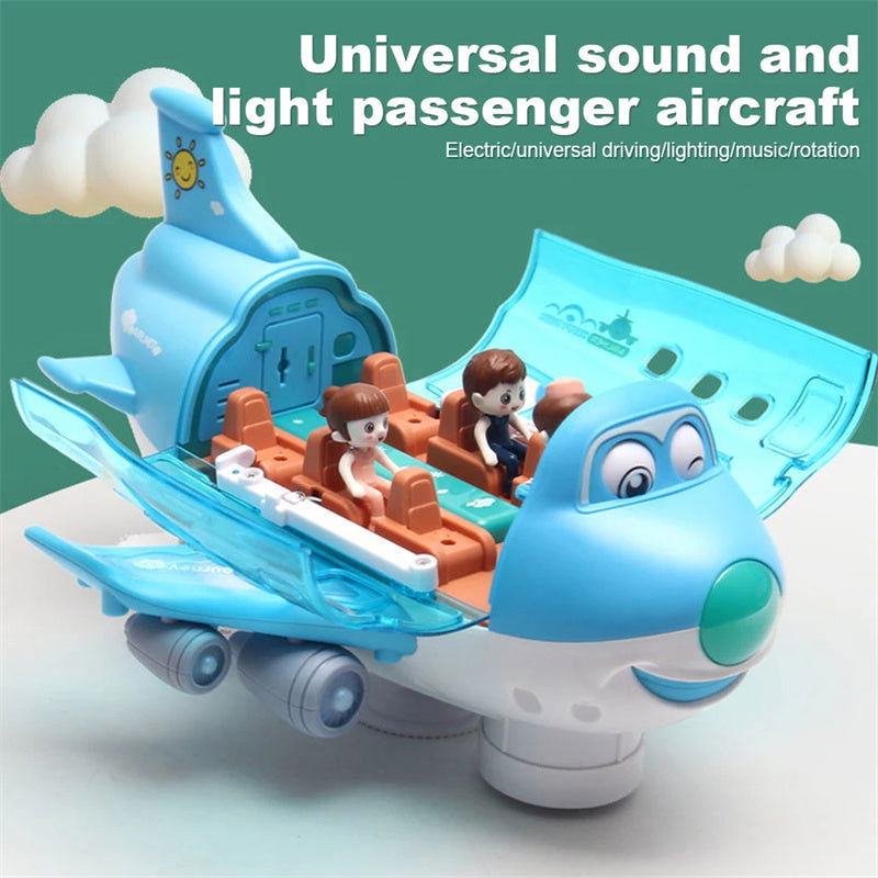 Rotating Electric Airplane Toys For Kids With LED Flashing Light - TopTrendyProduct -  - #tag1# - #tag2#