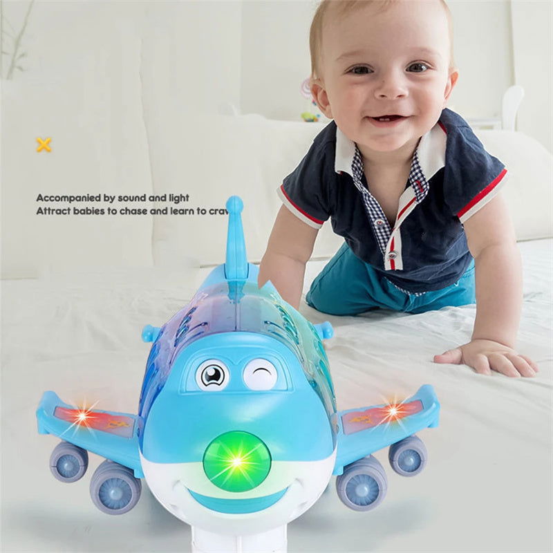 Rotating Electric Airplane Toys For Kids With LED Flashing Light - TopTrendyProduct -  - #tag1# - #tag2#