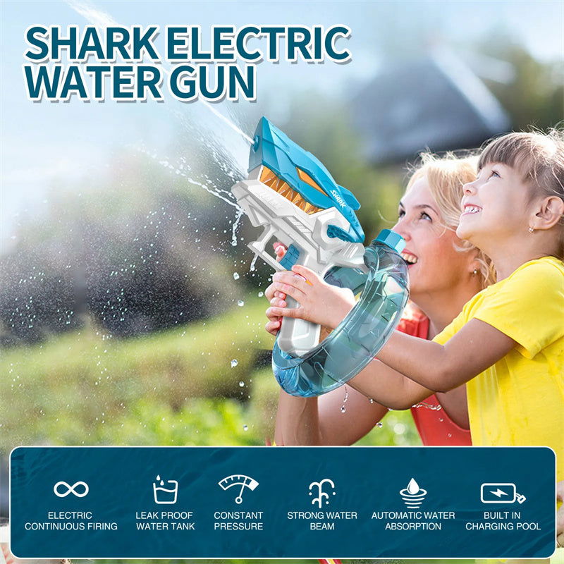 Shark Electric Water Gun Toys Fully Automatic - TopTrendyProduct -  - #tag1# - #tag2#