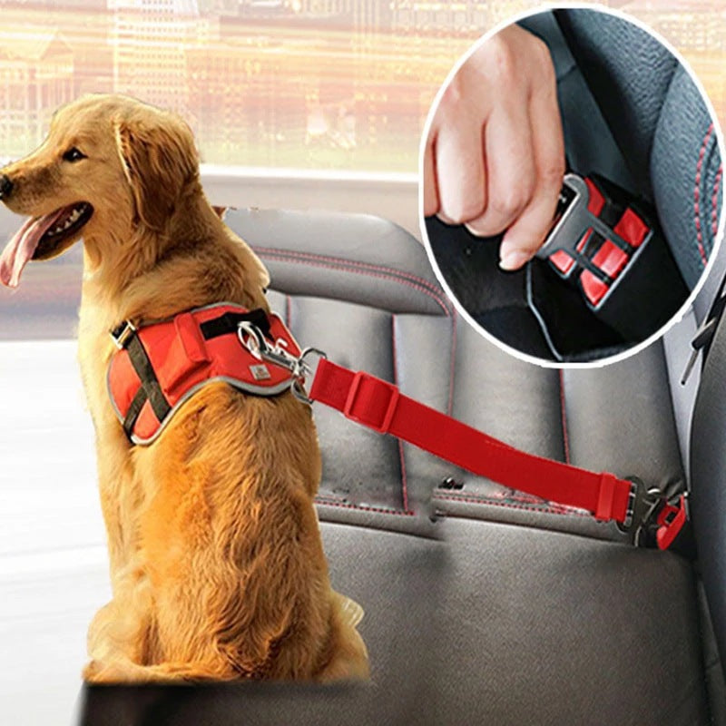 TopTrendyProduct Telescopic Traction Rope For Pet Car Seat Belt TopTrendyProduct Pet Supplies