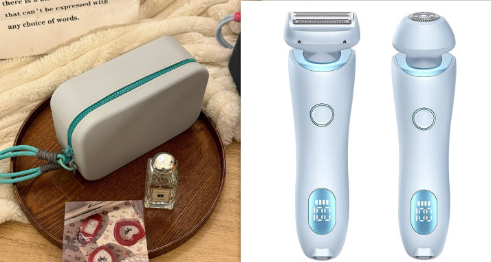 TopTrendyProduct Women 2 In 1 Hair Removal Epilator USB Rechargeable Hair Shaver ZAG Health & Beauty