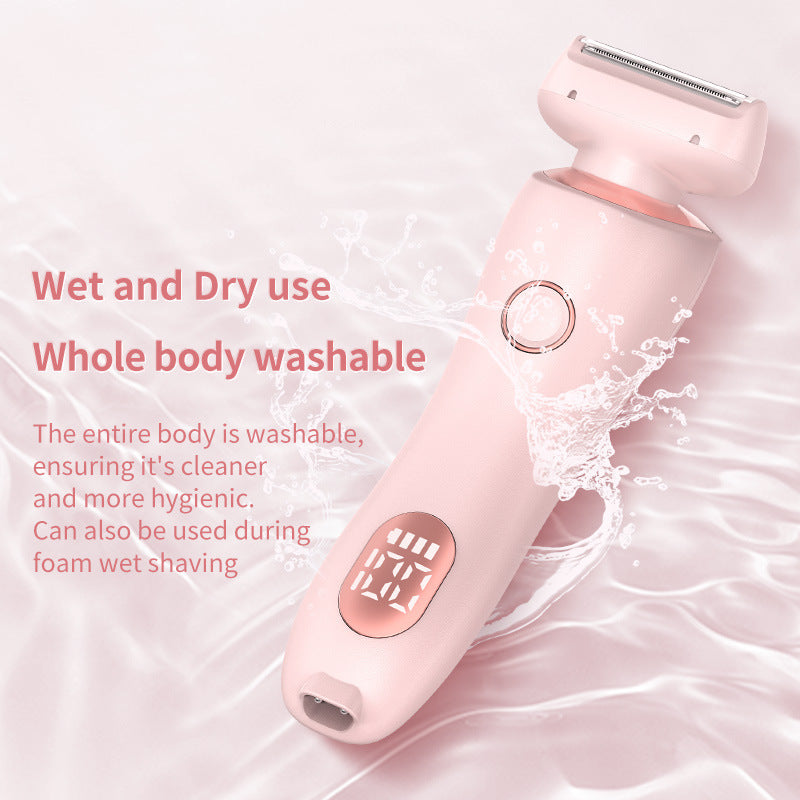 TopTrendyProduct Women 2 In 1 Hair Removal Epilator USB Rechargeable Hair Shaver ZAG Health & Beauty