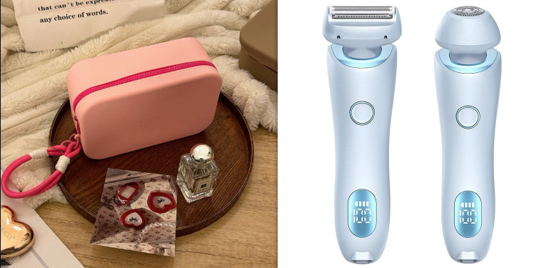 TopTrendyProduct Women 2 In 1 Hair Removal Epilator USB Rechargeable Hair Shaver ZAG Health & Beauty