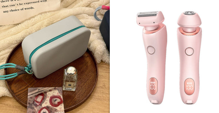 TopTrendyProduct Women 2 In 1 Hair Removal Epilator USB Rechargeable Hair Shaver ZAG Health & Beauty