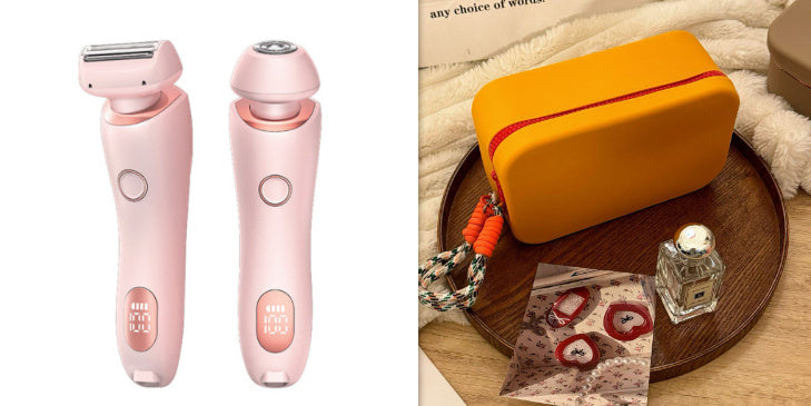 TopTrendyProduct Women 2 In 1 Hair Removal Epilator USB Rechargeable Hair Shaver ZAG Health & Beauty