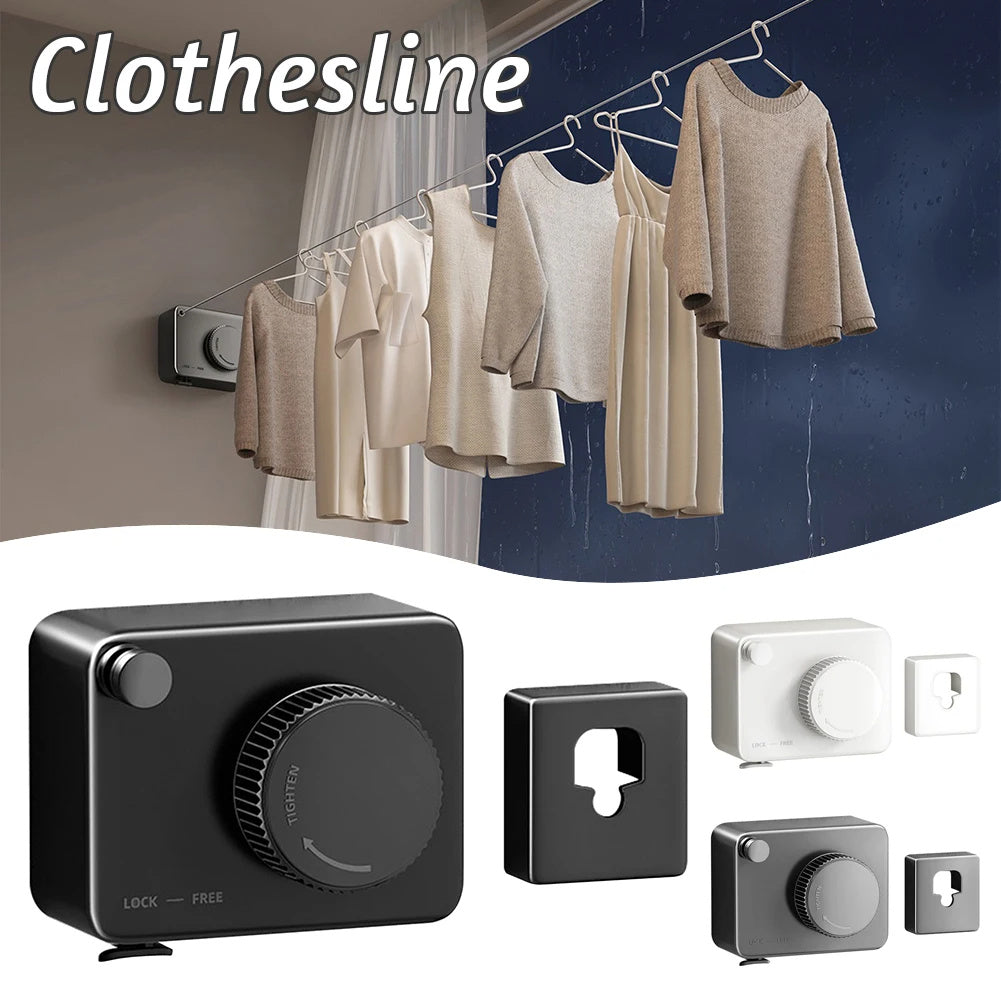 TopTrendyProduct Wire Telescopic Rust-Proof Anti-Sagging Laundry Line For Indoor Outdoor Clothes Drying Rack ZAG home