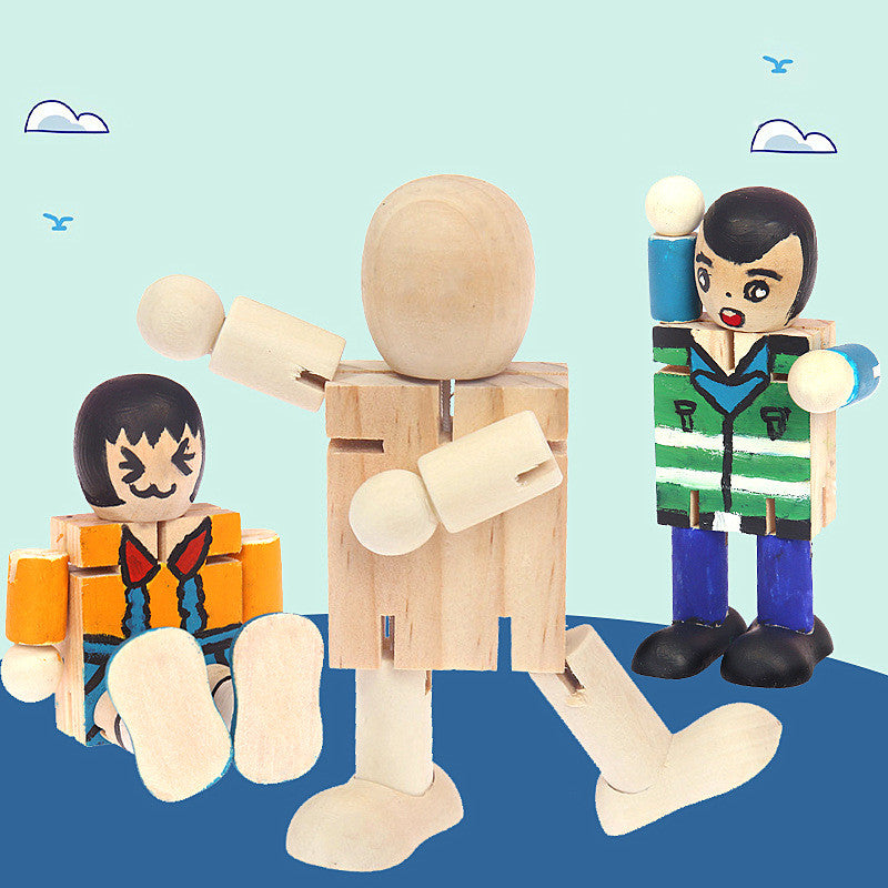 TopTrendyProduct Wooden Robot DIY Educational Toy: Unleash Your Child's Creativity TopTrendyProduct toys